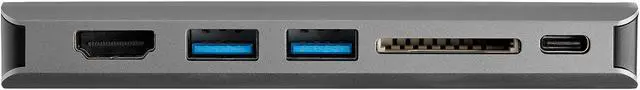 Alt view image 3 of 9 - StarTech.com DKT30CHVAUSP USB-C Multiport Adapter - HDMI or VGA - 100W PD - Attached 30 cm Host Cable - SD Card Reader - USB-C Mini Dock (DKT30CHVAUSP)