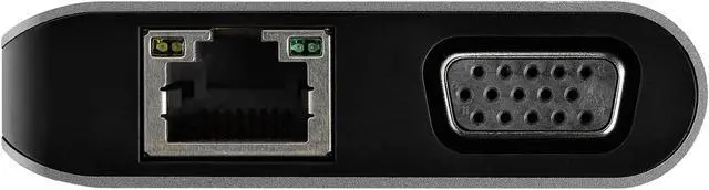 Alt view image 4 of 9 - StarTech.com DKT30CHVAUSP USB-C Multiport Adapter - HDMI or VGA - 100W PD - Attached 30 cm Host Cable - SD Card Reader - USB-C Mini Dock (DKT30CHVAUSP)