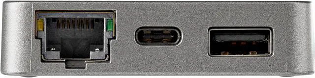 Alt view image 3 of 6 - StarTech.com USB-C Multiport Adapter - USB-C Travel Dock with 4K HDMI or 1080p VGA, Gigabit Ethernet, 5Gbps USB-A 3.0 -  Discontinued, Limited Stock, & Replaced by DKT31CHVL (DKT30CHV)