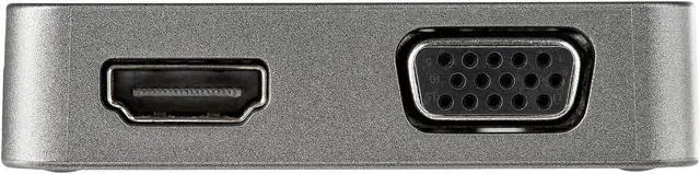 Alt view image 4 of 6 - StarTech.com USB-C Multiport Adapter - USB-C Travel Dock with 4K HDMI or 1080p VGA, Gigabit Ethernet, 5Gbps USB-A 3.0 -  Discontinued, Limited Stock, & Replaced by DKT31CHVL (DKT30CHV)