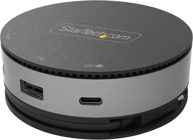 Main image of USB C Multiport Adapter - USB 3.1 Gen 2 10Gbps Type-C Mini Dock with 4K 60Hz HDMI/DisplayPort or 1080p VGA - 75W PD Passthrough, 3-Port USB Hub, GbE - Mobile Docking Station (DKT31CHDVCM)