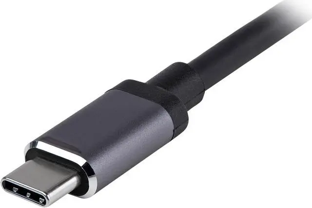 Alt view image 6 of 11 - USB C Multiport Adapter, USB-C to HDMI or Mini DisplayPort 4K 60Hz, 100W Power Delivery Pass-Through, 4-Port 10Gbps USB Hub, USB Type-C Mini Dock, 12"/30cm Long Attached Cable - Works w/ Thunderbolt 3