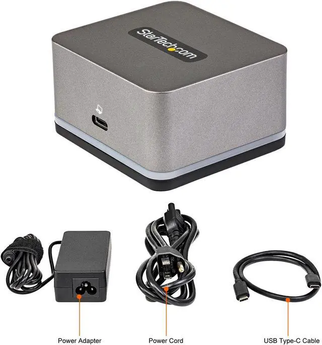 Alt view image 9 of 9 - USB C Mini Dock for iPad Pro, Android Tablets & Smartphones, USB-C Tablet/Phone Docking Station w/ 4K 30Hz HDMI, 27W Power Delivery Charging, 3-Port USB Hub, Gigabit Ethernet - iPad/Tablet USB-C Dock (DK30CHPH)
