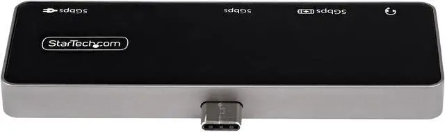 Alt view image 5 of 6 - USB C Multiport Adapter, USB-C Mini Dock, USB-C to 4K 60Hz HDMI 2.0, With 100W Power Delivery Pass-Through Charging, 3-Port USB 3.0 Hub, Audio, USB Type-C Multiport Adapter - USB-C Travel Dock
