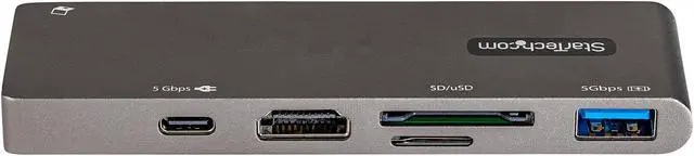 Alt view image 7 of 17 - USB C Multiport Adapter for MacBook Pro/Air, USB Type-C to 4K HDMI, 100W Power Delivery Pass-through Charging, SD/MicroSD Slot, 2-Port USB 3.0 Hub, Portable USB-C Mini Dock - Works w/ Thunderbolt 3