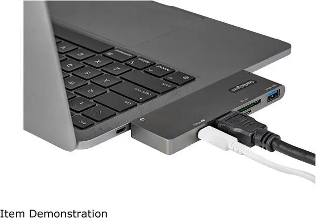 Alt view image 17 of 17 - USB C Multiport Adapter for MacBook Pro/Air, USB Type-C to 4K HDMI, 100W Power Delivery Pass-through Charging, SD/MicroSD Slot, 2-Port USB 3.0 Hub, Portable USB-C Mini Dock - Works w/ Thunderbolt 3