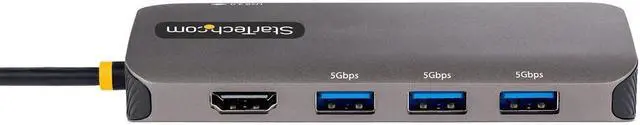 Alt view image 2 of 4 - StarTech.com 127B-USBC-MULTIPORT USB C Multiport Adapter Travel Dock