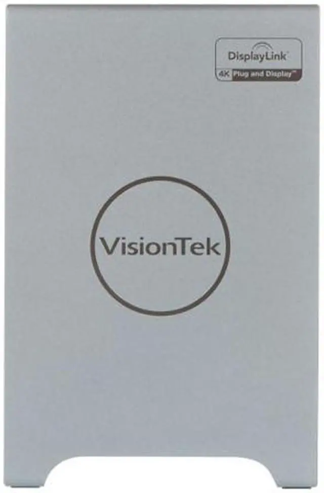 Main image of VisionTek Gray 901499 VT7100 Triple Display 4K USB-C Docking Station with 100W Power Delivery