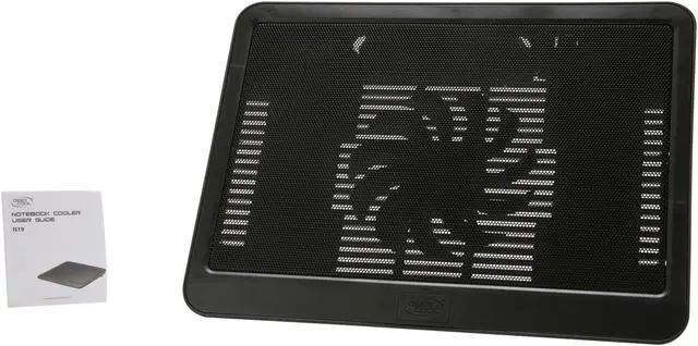 Alt view image 6 of 6 - Logisys Computer 140mm fan slim laptop cooling pad NP19