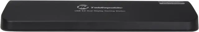 Alt view image 3 of 6 - Tek Republic TUD-3000 USB 3.0 Dual Display Docking Station