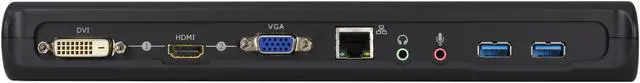 Alt view image 5 of 6 - Tek Republic TUD-3000 USB 3.0 Dual Display Docking Station
