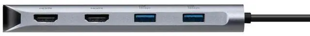 Alt view image 3 of 5 - Targus Silver DOCK427GL Notebook Port Replicators / Docking Stations