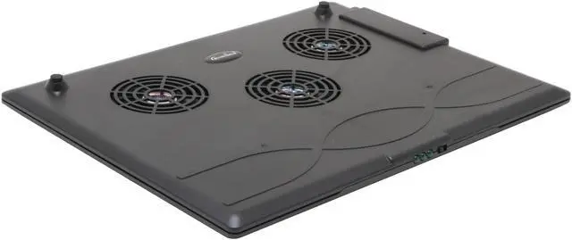 Alt view image 3 of 5 - SYBA Connectland Notebook Cooler Pad + 4 Ports USB 2.0 Hub SY-NBCP-4U