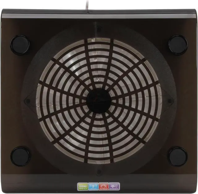 Alt view image 2 of 6 - SYBA Notebook Cooler Pad with 7" Fan SY-NBK68002