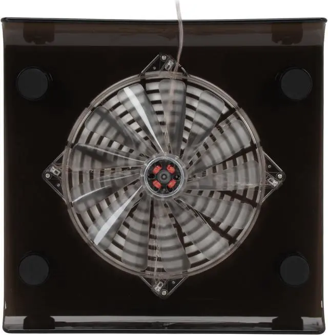 Alt view image 3 of 6 - SYBA Notebook Cooler Pad with 7" Fan SY-NBK68002