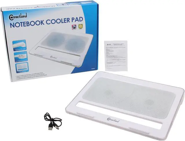 Alt view image 8 of 8 - SYBA 14" x 11" Big Laptop Cooler Pad with Two Large 5" Fans Keep Notebook Computer Cool at All Time CL-NBK68019