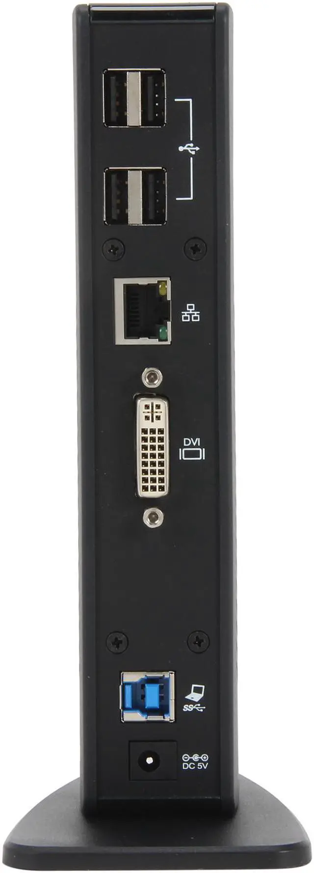 Alt view image 5 of 6 - Kensington Black K33970US USB 3.0 Docking Station with DVI/HDMI/VGA Video (sd3000v)