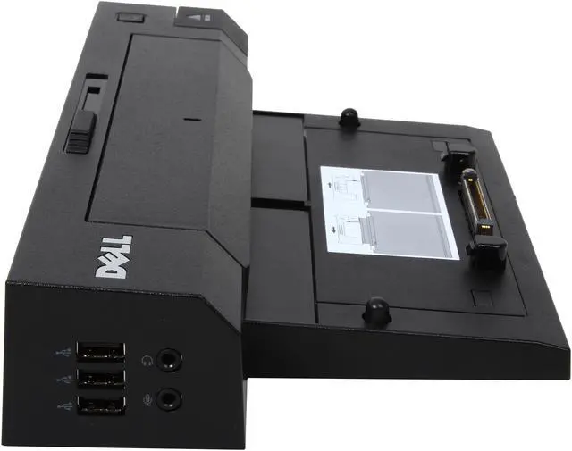 Alt view image 3 of 6 - Dell PR02X E-Port Plus II Port Replicator with PA-4E 130 Watt AC Adapter