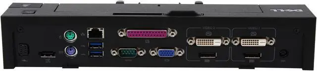 Alt view image 4 of 6 - Dell PR02X E-Port Plus II Port Replicator with PA-4E 130 Watt AC Adapter