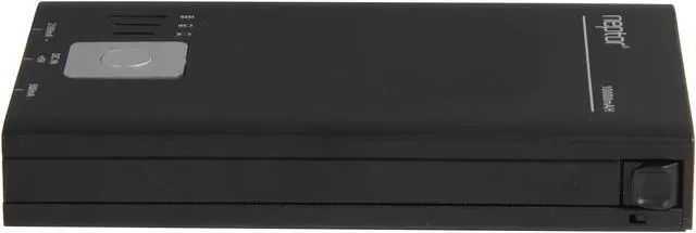 Alt view image 3 of 6 - Eagle Tech Black 10000 mAh External Battery Pack w/ Dual USB for Tablets & Smartphones ET-NP100K-BK