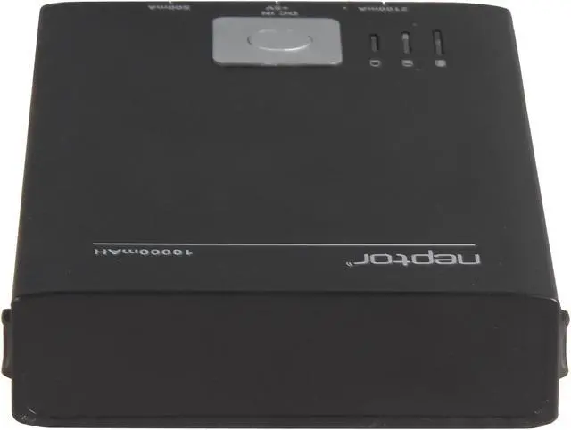 Alt view image 4 of 6 - Eagle Tech Black 10000 mAh External Battery Pack w/ Dual USB for Tablets & Smartphones ET-NP100K-BK