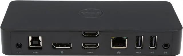 Alt view image 4 of 6 - Dell Triple Display USB 3.0 Universal Dock for Ultra HD 4K Resolution Model 452-BBPG (D3100)