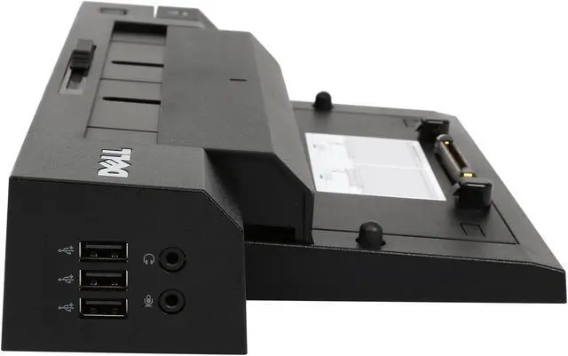 Alt view image 3 of 6 - Dell Black 331-6304 E-Port Plus Advanced Port Replicator w/ USB 3.0 for E Series Latitudes (APR II 130)