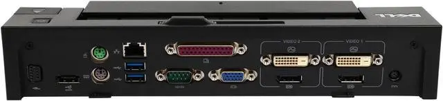 Alt view image 4 of 6 - Dell Black 331-6304 E-Port Plus Advanced Port Replicator w/ USB 3.0 for E Series Latitudes (APR II 130)