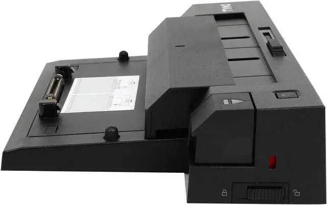 Alt view image 5 of 6 - Dell Black 331-6304 E-Port Plus Advanced Port Replicator w/ USB 3.0 for E Series Latitudes (APR II 130)