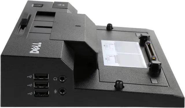 Alt view image 4 of 6 - Dell E-Port Replicator Docking Station with USB 3.0