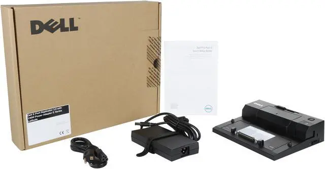 Alt view image 7 of 6 - Dell E-Port Replicator Docking Station with USB 3.0