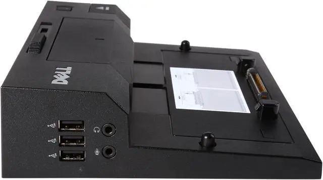Alt view image 3 of 5 - Dell ACDEPR03X E-Port Replicator Docking Station PR03X For Dell E Series Notebooks (AC Adaptor not included)