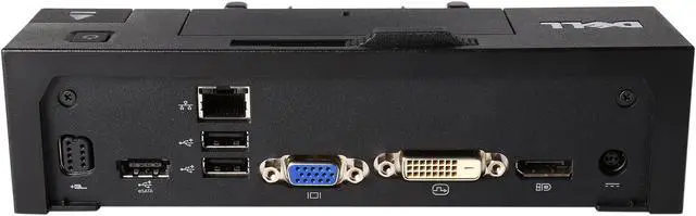 Alt view image 4 of 5 - Dell ACDEPR03X E-Port Replicator Docking Station PR03X For Dell E Series Notebooks (AC Adaptor not included)