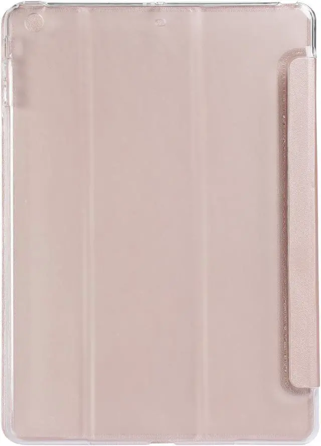 Alt view image 5 of 5 - Krazilla Smart Case Stand for iPad Air 1st Gen with Translucent Frosted Back Cover for Apple iPad Air 2013 Model (A1474 A1475 A1476) - Rose Gold