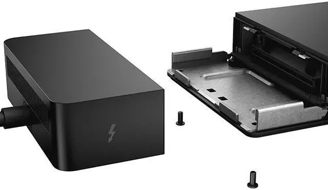 Alt view image 5 of 5 - Dell WD22TB4 Thunderbolt 4 Dock – Black