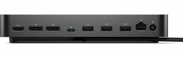 Alt view image 2 of 3 - Dell Pro Dock WD25 - 130 W - USB Type C - 4 Displays Supported - 6x USB Ports - 4x USB Type-A Ports - USB Type-A - 2 x USB Type-C Ports - USB Type-C - 2 x DisplayPorts - 2.5 Gigabit Ethernet