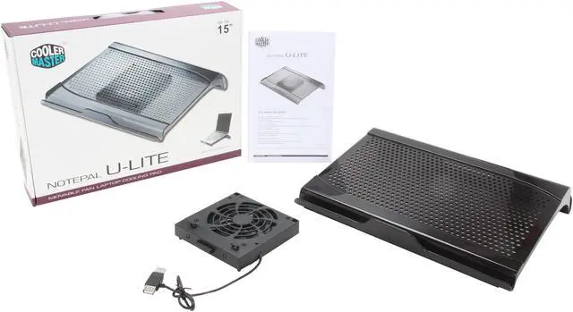 Alt view image 7 of 7 - Cooler Master NotePal U-LITE Laptop Cooler R9-NBC-ULTK-GP