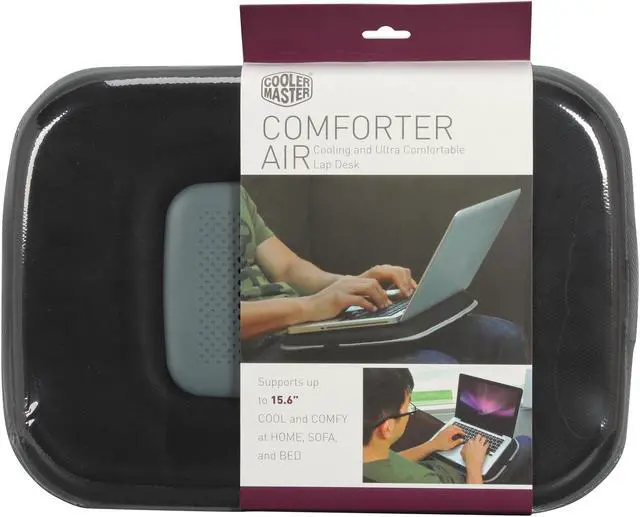 Alt view image 6 of 6 - Cooler Master Comforter Air - Pillow Lap Desk for Laptops and Tablets with Removable Cooling Fan