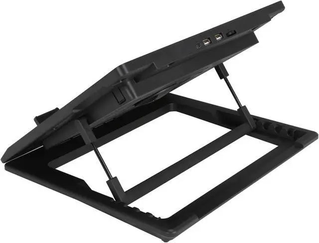 Alt view image 7 of 8 - Cooler Master NotePal ErgoStand Lite - Adjustable Laptop Cooling Stand with Movable Fan and 5 Ergonomic Height Settings