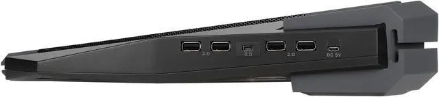 Alt view image 4 of 9 - CM Storm SF-19 V2 - 19" Gaming  Laptop Cooling Stand with 7 LED Backlight, dual 135mm Fan, and 4-port 2.0, mini and micro USB
