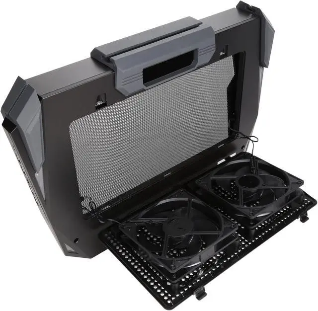 Alt view image 8 of 9 - CM Storm SF-19 V2 - 19" Gaming  Laptop Cooling Stand with 7 LED Backlight, dual 135mm Fan, and 4-port 2.0, mini and micro USB