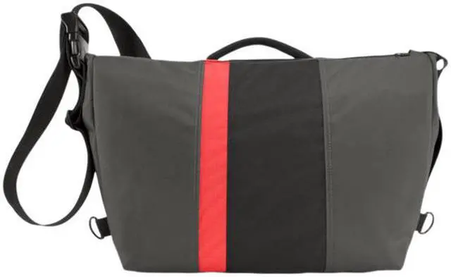 Alt view image 2 of 3 - Timbuk2 Carbon Grey/Black/Bixie FC/Carbon Grey D-Lux Laptop Racing Stripe Messenger 165-2-2197 - S