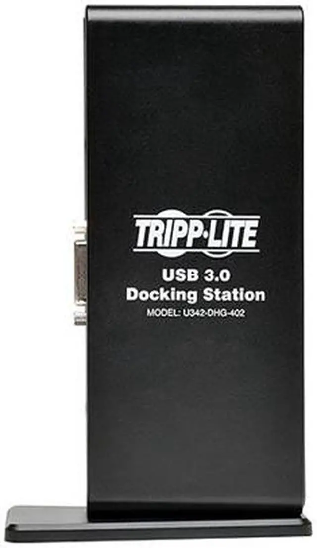 Alt view image 3 of 5 - Tripp Lite USB 3.0 SuperSpeed Laptop Dual Head Docking Station - HDMI and DVI Video, Audio, USB Hub Ports and Ethernet (U342-DHG-402)