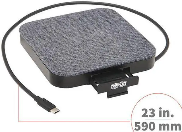 Alt view image 6 of 8 - USB-C Dock, Single Display - 4K HDMI, USB 3.2 Gen 1, USB-A/USB-C Hub, SATA III, 100W PD Charging, Gray