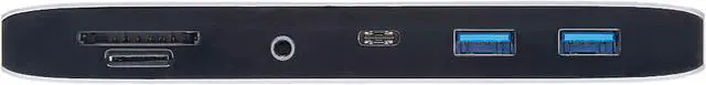 Alt view image 4 of 8 - Tripp Lite Black/Gray MTB3-DOCK-03INT Thunderbolt 3 Dock with USB-C Compatibility, Dual Display - 8K DisplayPort, USB 3.2 Gen 2 10G, USB-A/USB-C Hub, GbE, International Plug Adapters