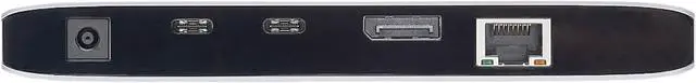 Alt view image 5 of 8 - Tripp Lite Black/Gray MTB3-DOCK-03INT Thunderbolt 3 Dock with USB-C Compatibility, Dual Display - 8K DisplayPort, USB 3.2 Gen 2 10G, USB-A/USB-C Hub, GbE, International Plug Adapters