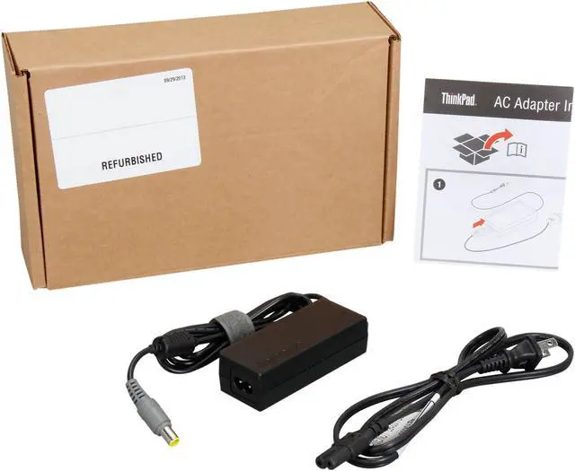 Alt view image 8 of 8 - Lenovo 55Y9123 ThinkPad and Lenovo 65W AC Adapter - with US/Canada/LA Line Cord