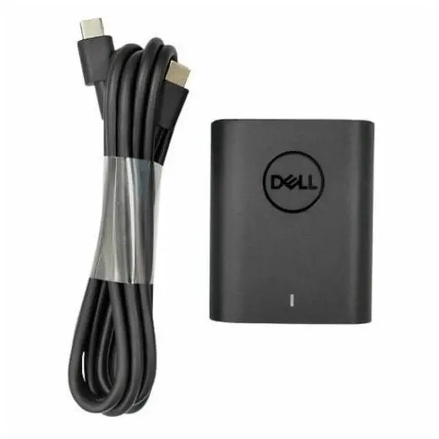 Main image of Dell 60W USB-C GaN Ultra Slim AC Adapter - 60 W - United States - 3.28 ft Cable - 492-BDLP
