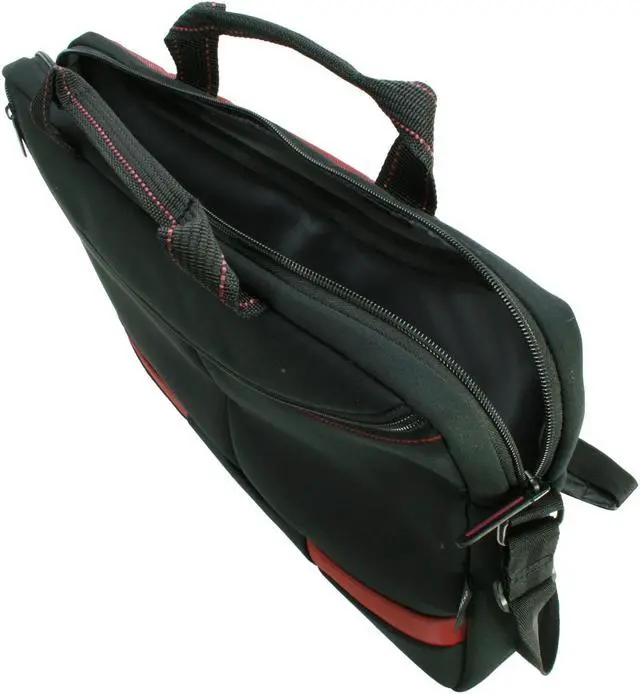 Alt view image 5 of 7 - Eco Style Black/Burgundy 16.1" Vertigo Sleeve Plus Case Model EVER-BY16