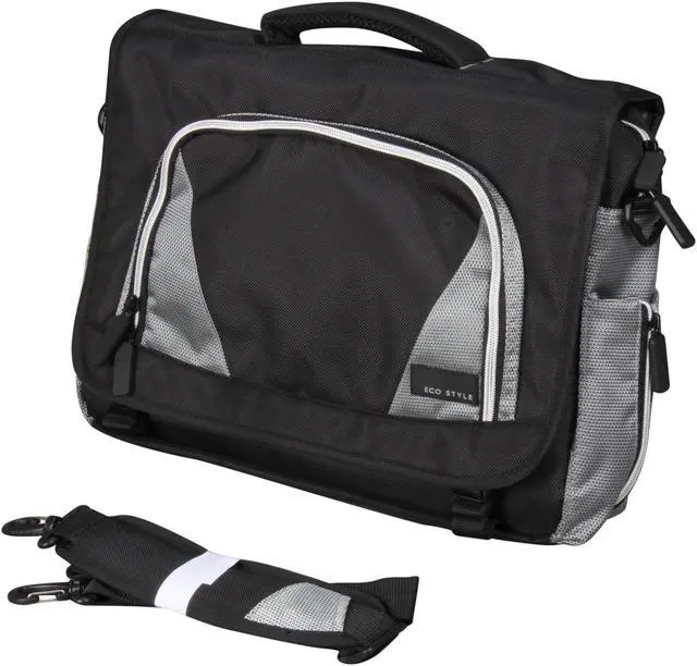 Alt view image 10 of 10 - Eco Style Sports Voyage Messenger Case For 16.4" Laptops Model EVOY-MC16